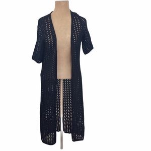 Verve Open weave Sweater Black Small